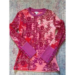 Sundance women’s meadow mist Waffle thermal Small Pink